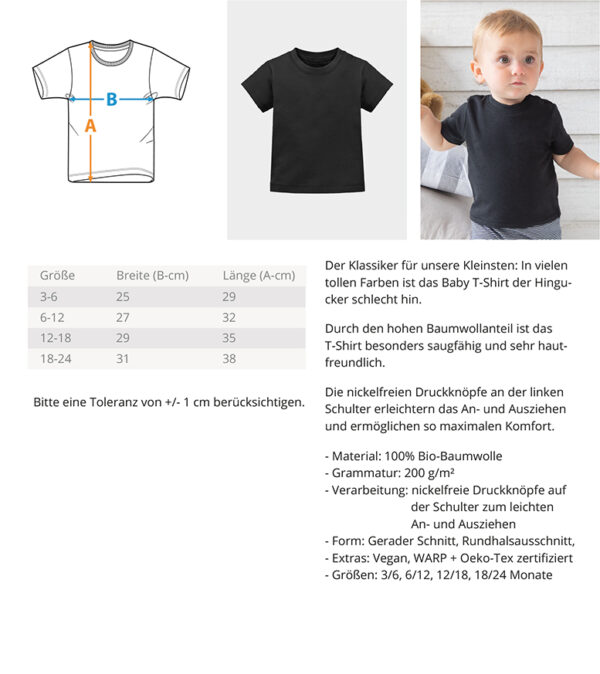 Bernau Basketball "Outliner"  - Baby T-Shirt
