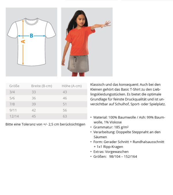 Bernau "Brushed"  - Kinder T-Shirt