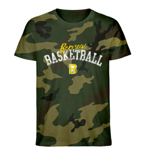 Bernau Basketball "Oldschool" - Camouflage Organic Shirt-7000