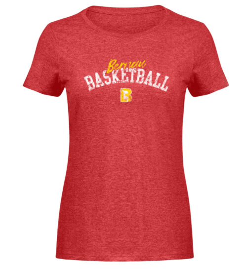 Bernau Basketball "Oldschool" - Damen Melange Shirt-6802