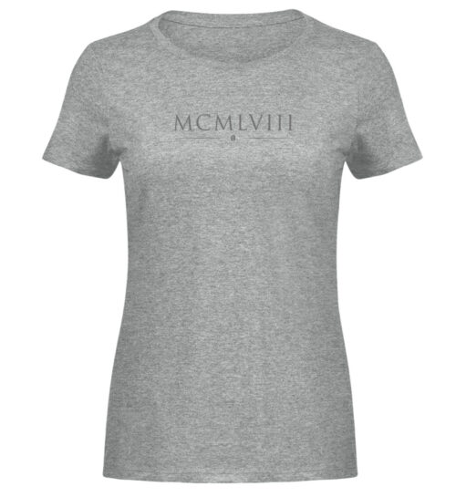 Bernau Basketball "MCMLVIII" - Damen Melange Shirt-6807