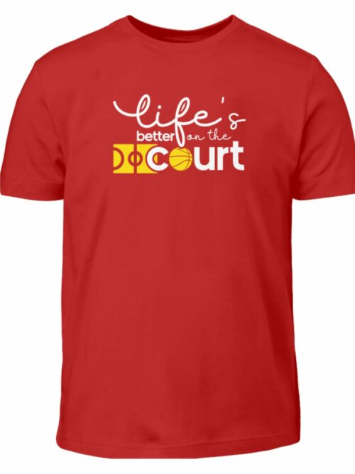 Basketball "Courtlife" - Kinder T-Shirt-4