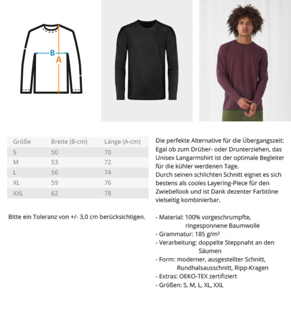 Bernau Basketball "Blocka"  - Unisex Long Sleeve T-Shirt