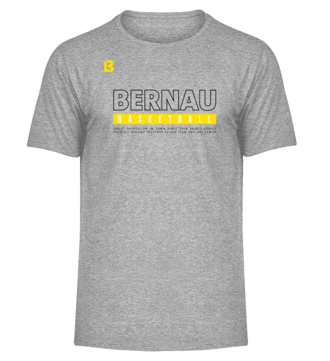 Bernau Basketball "Team" - Herren Melange Shirt-6807