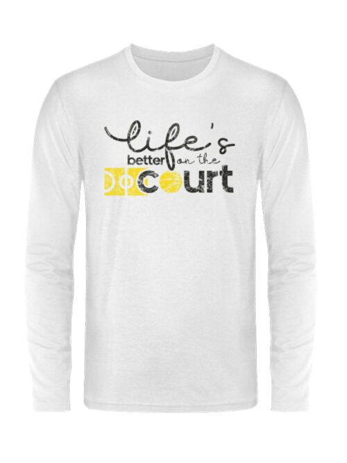 Basketball "Courtlife" - Unisex Long Sleeve T-Shirt-3