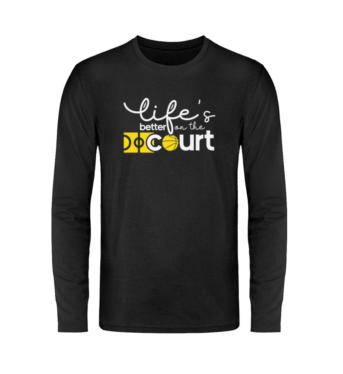Basketball "Courtlife" - Unisex Long Sleeve T-Shirt-16