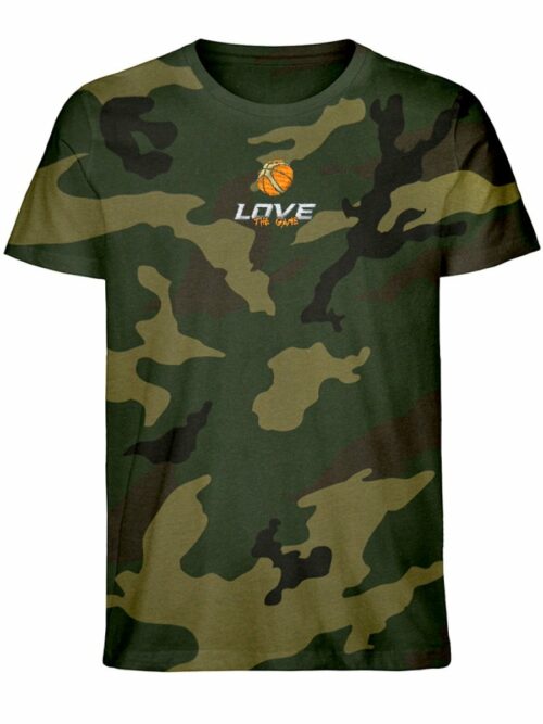 Love the game (Stick) - Camouflage Organic Shirt Stick-7000