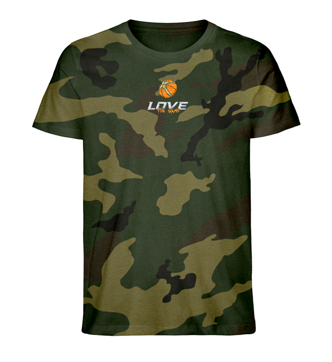 Love the game (Stick) - Camouflage Organic Shirt Stick-7000