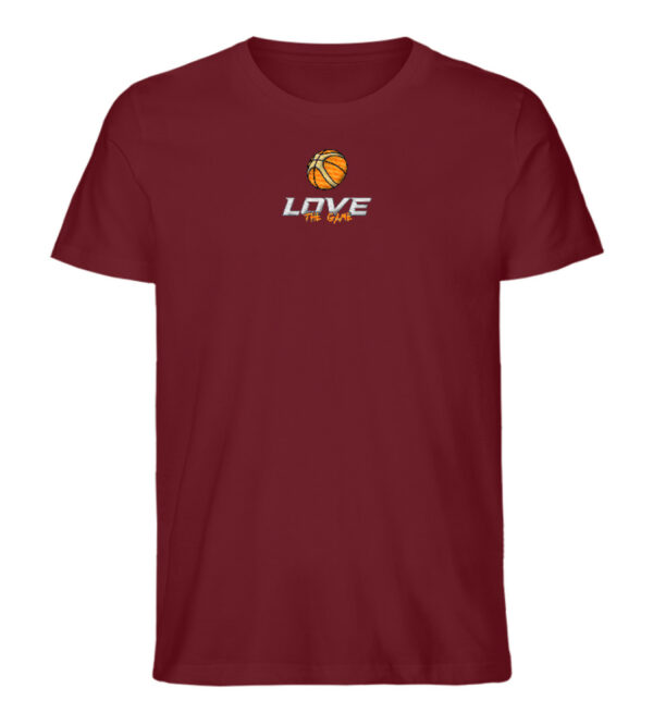 Love the game (Stick) - Herren Organic T-Shirt-6883