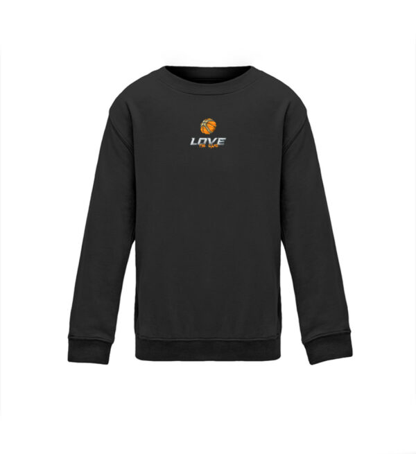 Love the game (Stick) - Kinder Sweatshirt mit Stick-1624