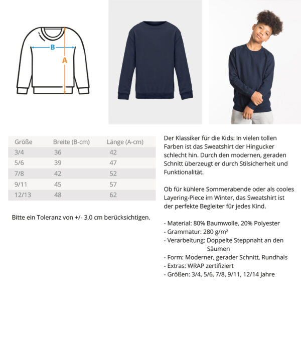 Bernau "Family" (Blue Edition)  - Kinder Sweatshirt