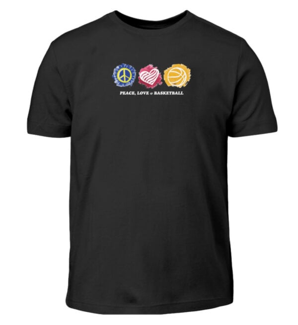 Peace, Love & Basketball - Kinder T-Shirt-16