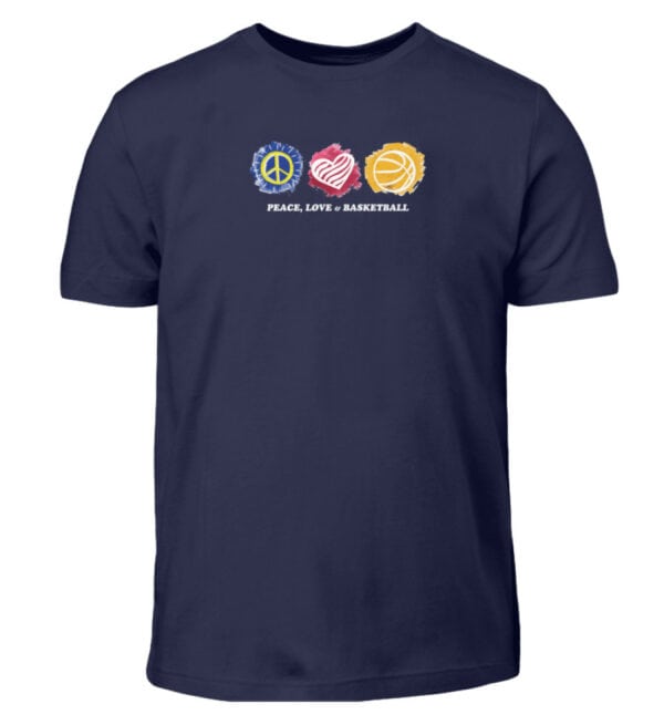 Peace, Love & Basketball - Kinder T-Shirt-198