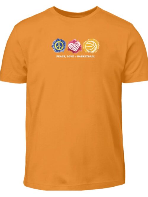 Peace, Love & Basketball - Kinder T-Shirt-20