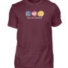 Peace, Love & Basketball - Herren Shirt-839