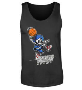 Basketball "Skullyballer" - Herren Tanktop-16