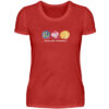 Peace, Love & Basketball - Damenshirt-4