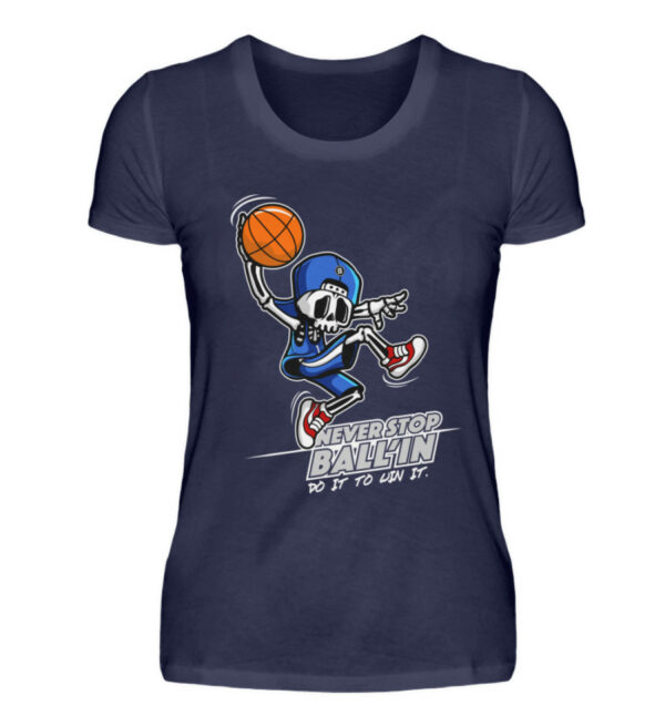 Basketball "Skullyballer" - Damenshirt-198