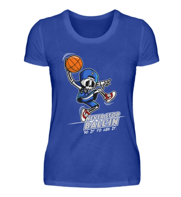 Basketball "Skullyballer" - Damenshirt-2496