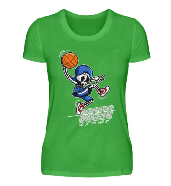 Basketball "Skullyballer" - Damenshirt-2468