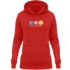 Peace, Love & Basketball - Damen Hoodie-1565