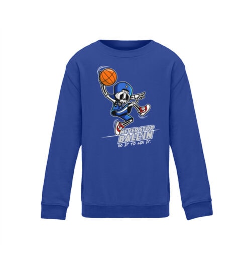 Basketball "Skullyballer" - Kinder Sweatshirt-668
