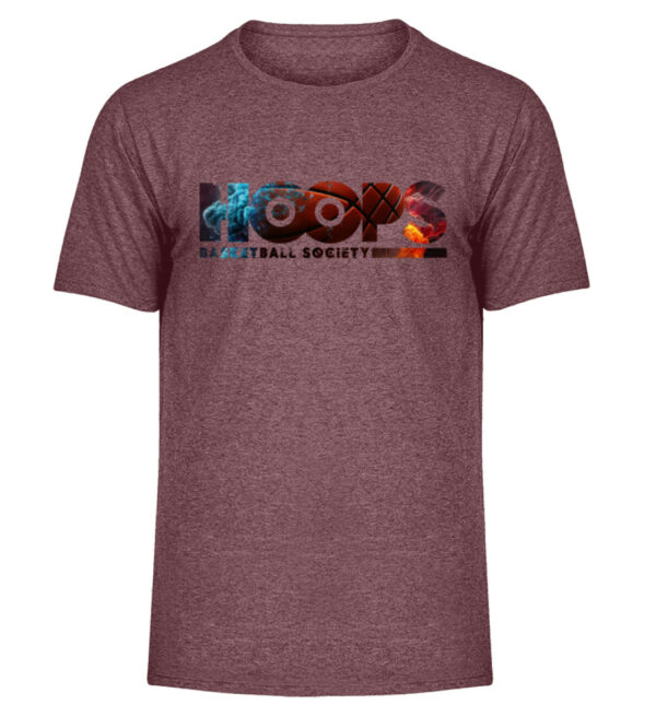 Hoops Basketball Society - Herren Melange Shirt-6805