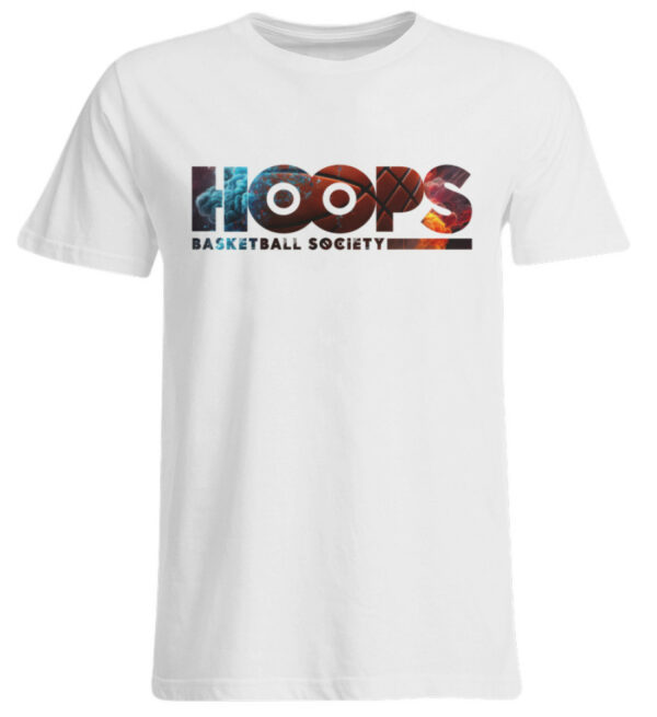 Hoops Basketball Society - Übergrößenshirt-3